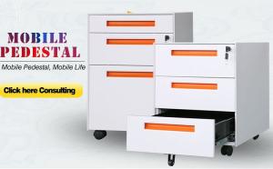 Quality High quality&amp;competitive price steel mobile pedestal FYD-H001,H490XW380XD500mm,in stock wholesale