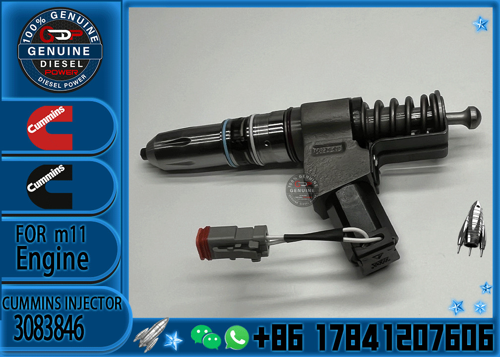 Huida Genuine 3083622 3083846 3083849 3087557 Fuel Injector Fit For Cummins QSN14 N14 Diesel Engine