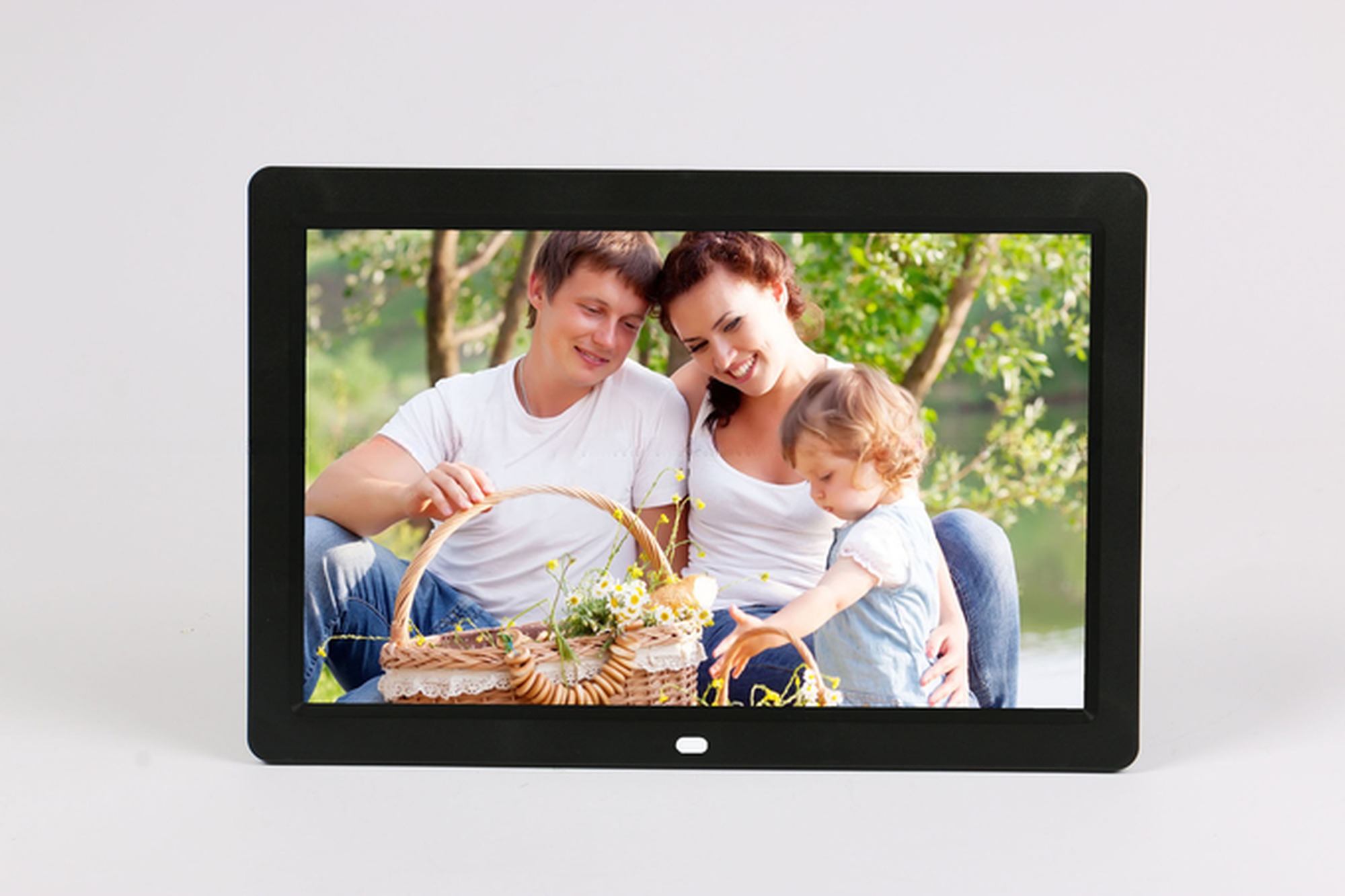 12 Inch TFT LED LCD display / digital advertising screen with SD USB media player function