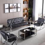 Contemporary Office Sofa and Coffee Table Set for Professional Business