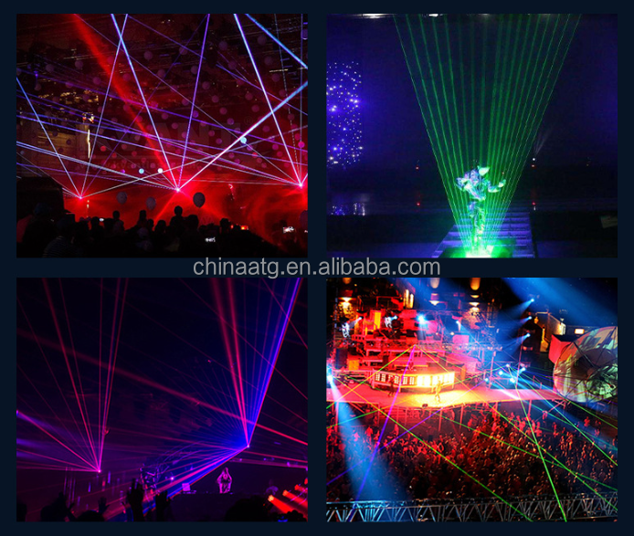 DMX512 Control LED RGB Laser Stage Light 2w 3w 6w 10w For Disco And DJ Party