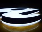 3D Acrylic double-sided luminous led letter indoor and outdoor shops and cafes
