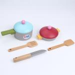House 84cm Wooden Role Play Sets 60cm Puzzle Wooden Role Play Food