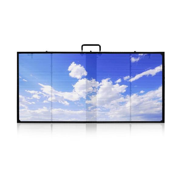 Cheap IP65 Transparent LED Curtain Display 3500nit Large Format Displays P15.625 for sale