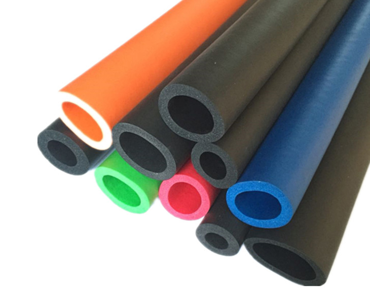 Soft Cotton Hollow Protective Cover Insulation Rubber Foam Tube with Cord as Requested