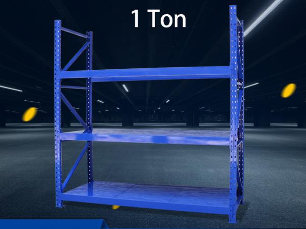 1 Ton / Layer Warehouse Storage Shelves Steel Pallet Racks For Commercial