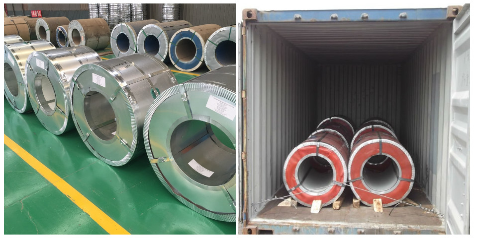 Surface Hardness ≥60HRB Color Coated Steel Coil With Inner Diameter 508mm / 610mm