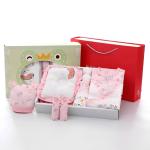 2023 new design custom Cotton 12pcs baby gift set Newborn sleepwear Gift box 100
