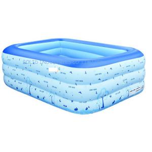 Quality Family 3 layers 210cm Giant PVC Inflatable Swimming Pool wholesale