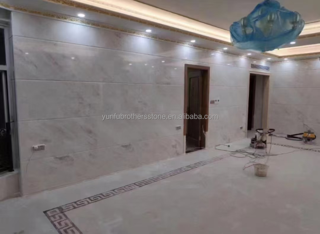 Polished Natural Rosa Rainbow Marble Stone for Modern Dining Table in Hotels Villas
