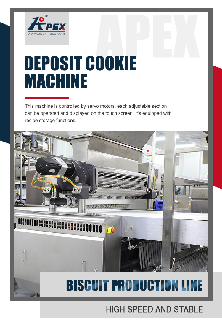 New Design Cookie Forming Chocolate Biscuit Making Machine For Biscuit Product Line