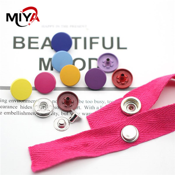 OEM Ring Clothing Accessories Plating Metal Snap Fasteners