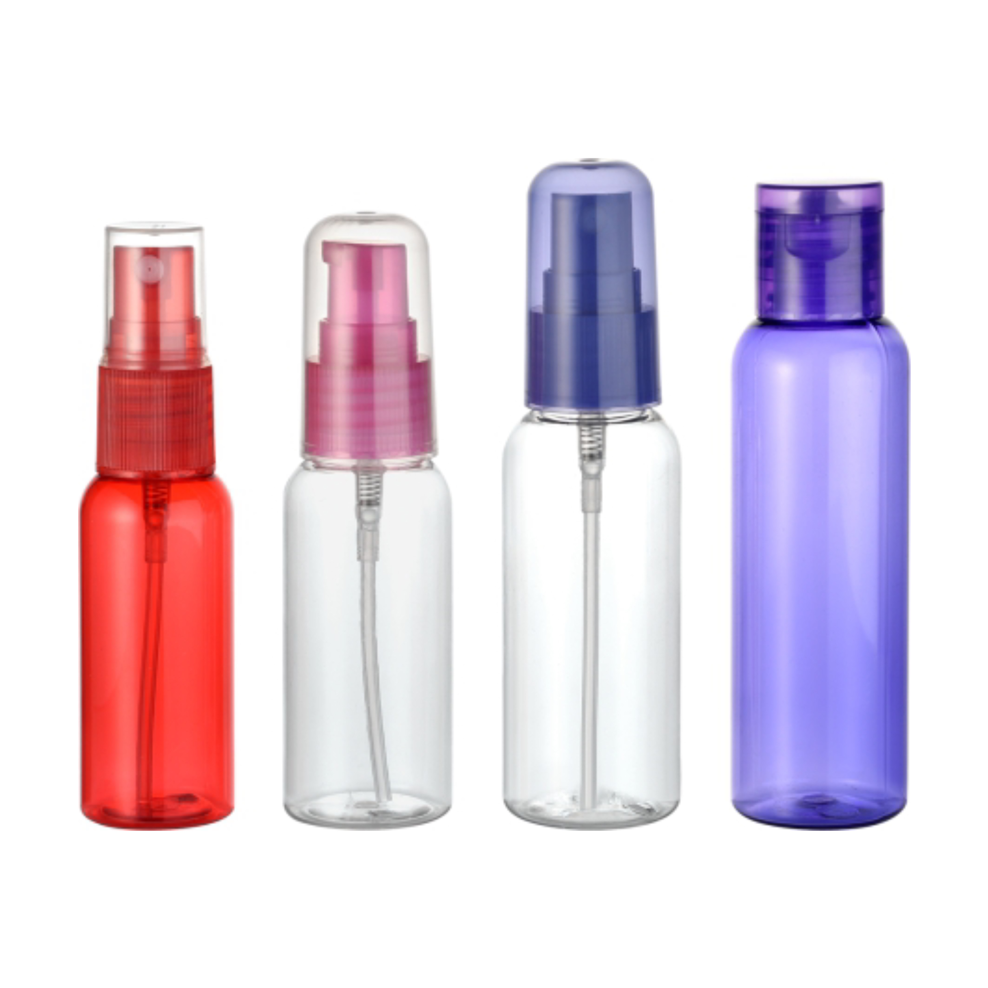 OEM/ODM Packaging 30ml Red Empty Bottle with 18/410 Sprayer and Custom Color Option