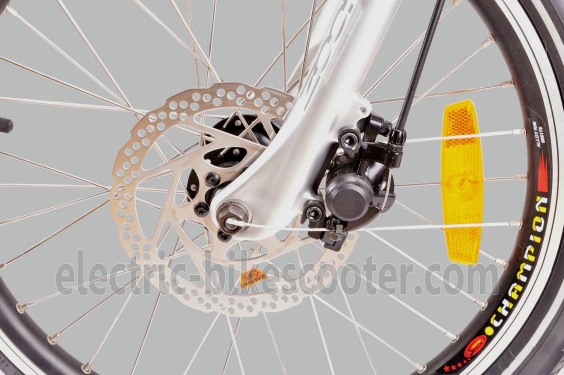 350 Watt Lightweight Fold Up Electric Bike 36V 15A Controller