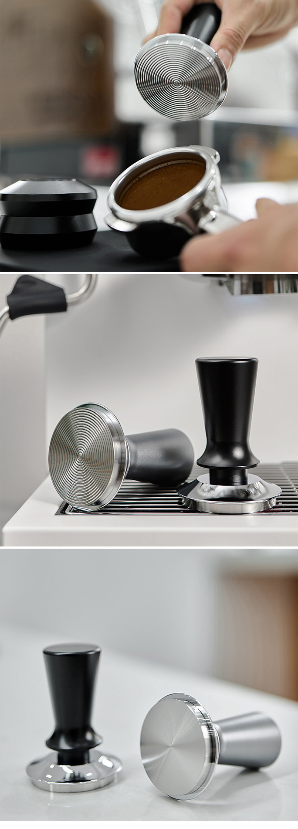 Utensil Sets Custom Logo Aluminium Alloy Barista Tools for 51 mm 53 mm 58 mm Espresso Tool