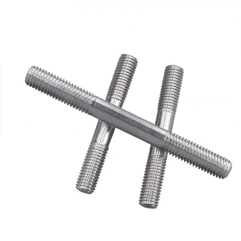 304 Stainless Steel Full Threaded Screw Rod DIN975 Hot Dip Galvanized Trapezoidal Rod