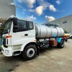11-20T Foton / Forland Chassis 270hp Stainless Steel SS304 Tanker For Water And