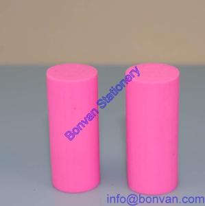 Quality pink pencil eraser, tube shape pencil eraser, rubber eraser wholesale