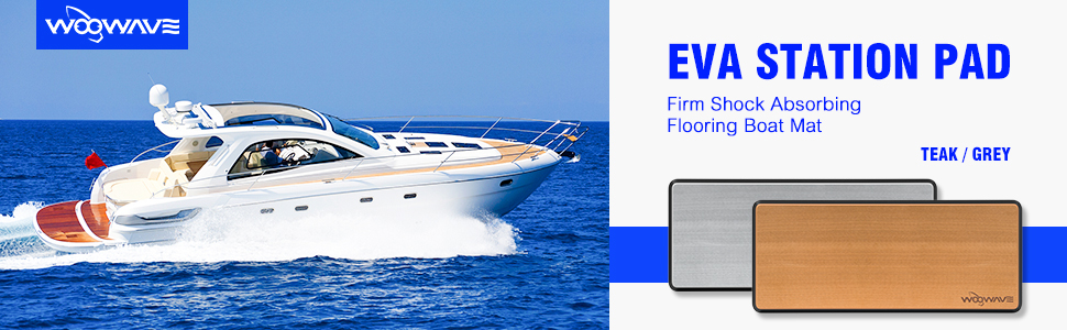 Unisex Marine Grade EVA Waterproof Boat Deck Pad Anti-Slip Foam Pads for Boat Decoration