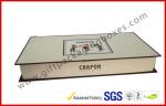 Magnetic Cosmetic Packaging Boxes / Elegant Rigid Luxury Gift Box
