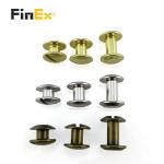 Solid Stainless Steel Aluminum Brass Chicago Screw Rivets for Bags