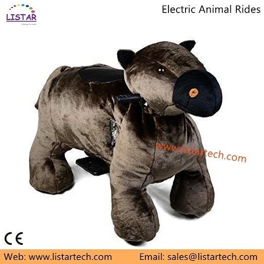 Safari Kids Horse on Toy Battery Plush Electrical Animal Rides entertainment for