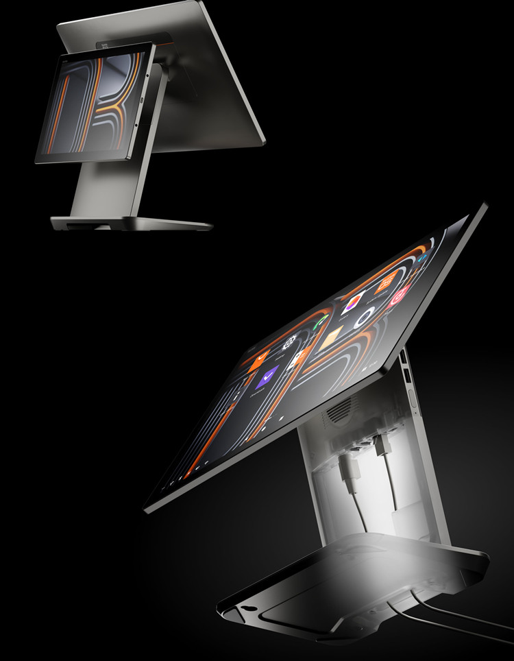 15.6 Inch Multi-Touch Screen 15 Inch Android POS Terminal With Fingerprint Recognition Optional