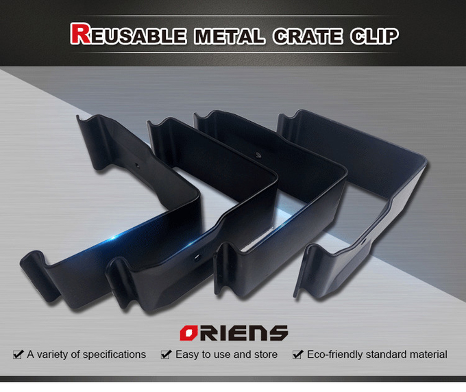 OEM Custom Sheet Metal Stamping 65Mn Steel Crate Clip For Wooden Crate