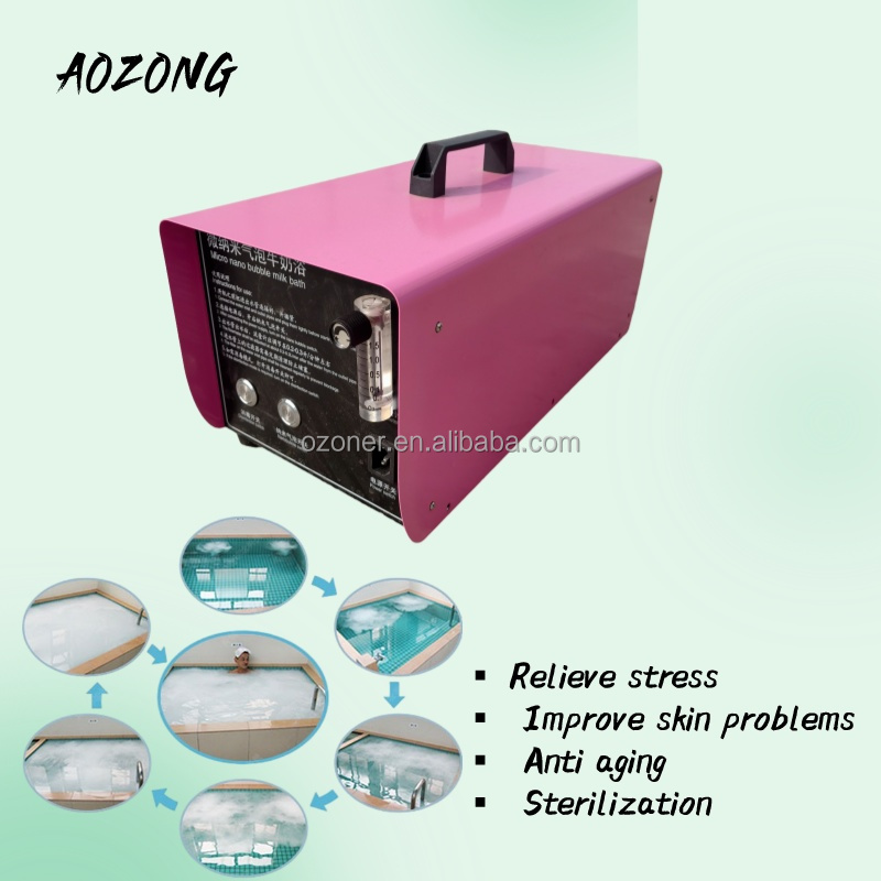 160l Flow Rate Iron Plate Spray Molding Nano Bubble Machine for Milk Bath Experience