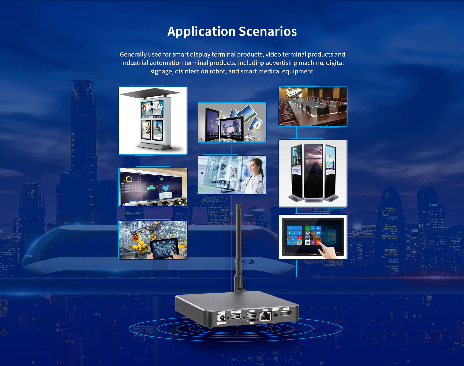 H-Series (H010/ H300) Industrial-grade Ultrathin Handheld PC 127* 127* 20mm