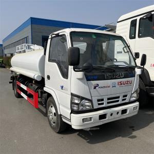Quality 4X2 600P 120HP DIESEL ISUZU 5000 LITERS WATER TANK TRUCK CARBON STEEL TANK wholesale