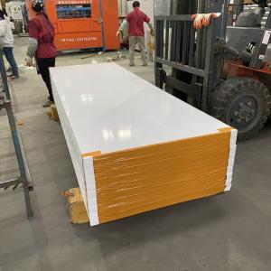 Quality 1150mm Width Rock Wool Prefab Sandwich Panel for Apartment wholesale