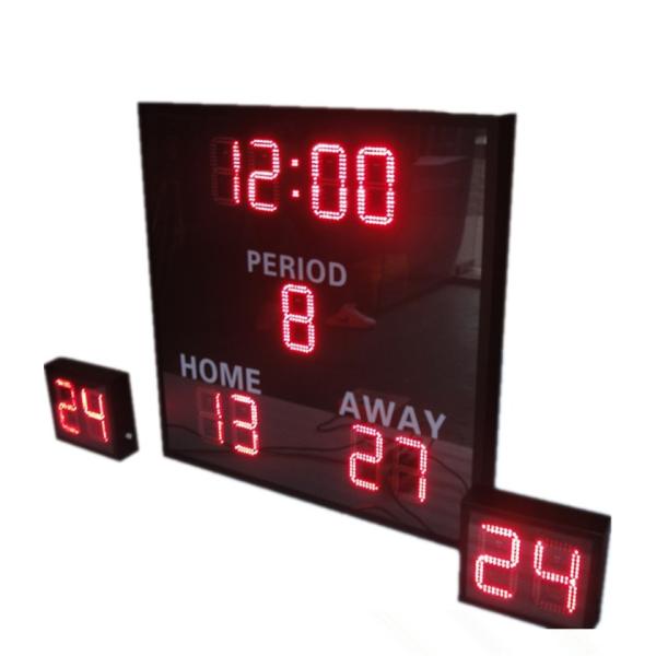 Tabletop LED Basketball Scoreboard / Outdoor Basketball Scoreboard Shock