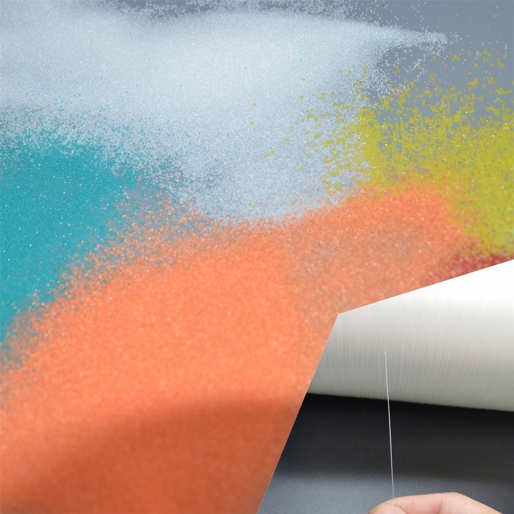 Orange Plastic Blasting Media 0.5mm Round Polyamide Polishing Sands