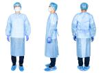 Blue Disposable Non Woven Hospital Gown Clothing Surgical Surgeon Gown