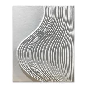 Quality 100% Handmade White Artist Painting Engraving Craft for Interior Art Wall Decorations wholesale