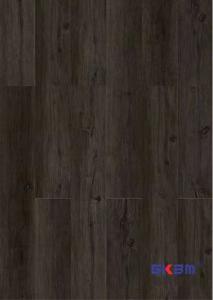 Quality Midnight Miracle Brown SPC Flooring 5mm Anti Slip Fire Retardant GKBM Greenpy MJ-W6008 wholesale