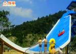 2 Riders Swimming Pool Water Slides / Water Park Playground Equipment