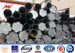 10M 15KN Galvanized 69KV Outdoor Electric Steel Power Pole for Distribution Line
