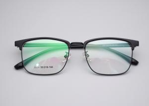 Quality Portable Rectangle Metal Browline Glasses Framework Unisex 3534 wholesale