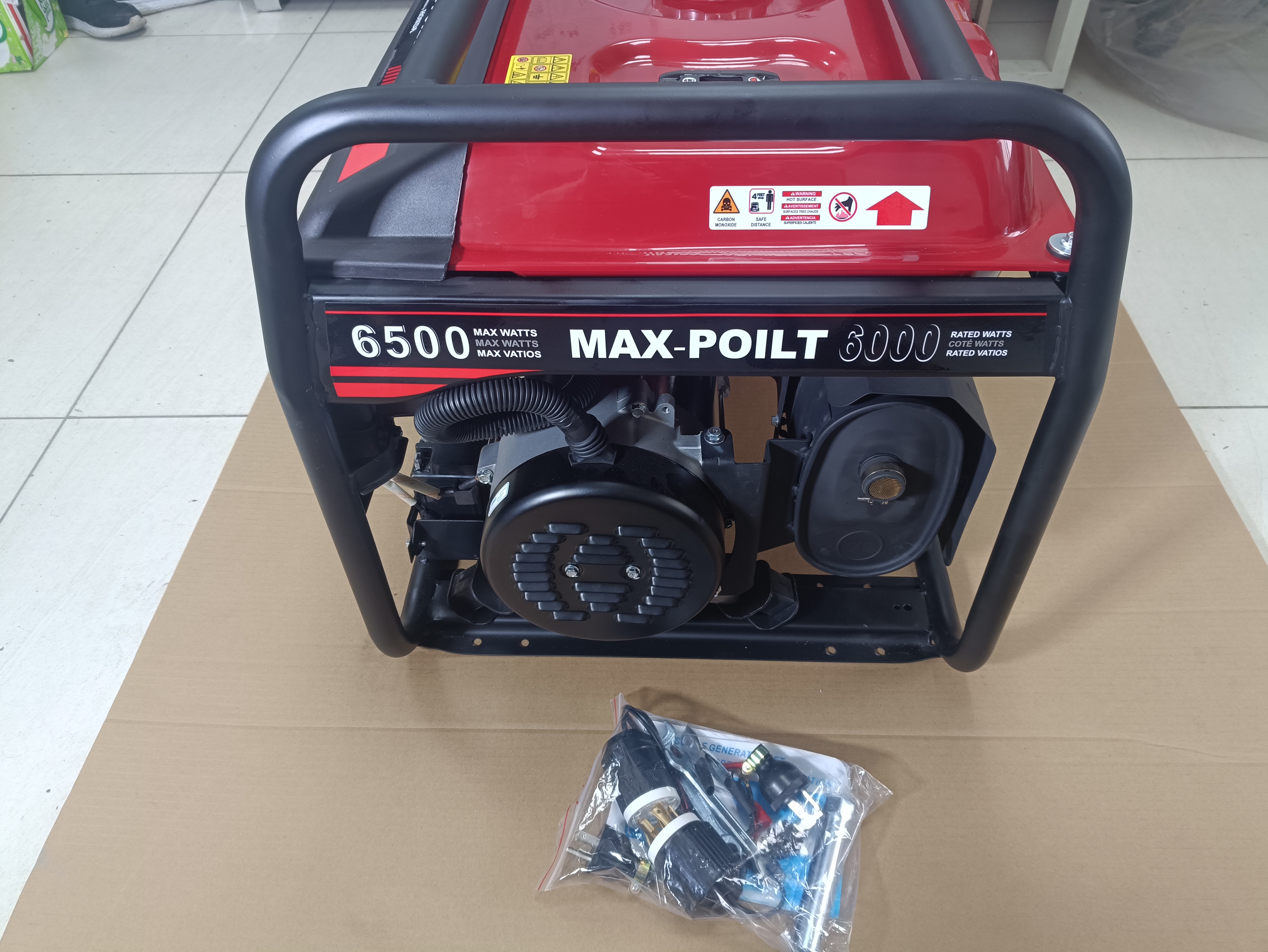 h0nda 12V DC Electric Start Silent Portable Power Alternator CR7500GXE-SM with Design