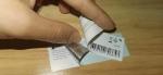 Transparent Sealing Adhesive Shippig Label Sticker Anti Counterfeiting Tamper