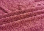 Two Way Stretch Polyester Spandex Fabric Melange Performance For Sport Garment T