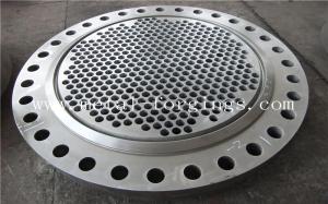 Quality Tube Sheet Double Stainless Steel Forged Disc 1.4462, F51, S31803 F60, S32205 F53, S32750 wholesale