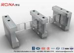 Gym Swing Barrier Gate Electronic Stainless Steel Turnstile Double Swing IP 54