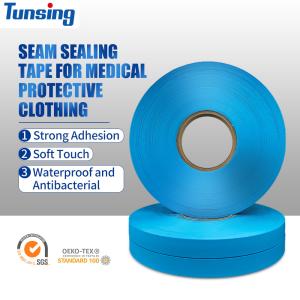 Quality 20mm Width Blue Waterproof EVA Heat Seam Sealing Tape For Protective Clothing wholesale