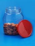 Special Shape Clear Cookie Jar , Airtight Clear Plastic Storage Jars