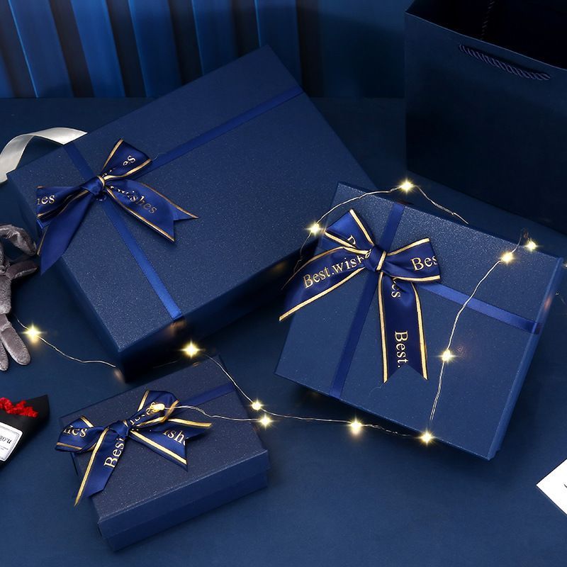 Custom Logo Rigid Cardboard Lip and Base Luxury Jewelry Gift Paper Packaging Box