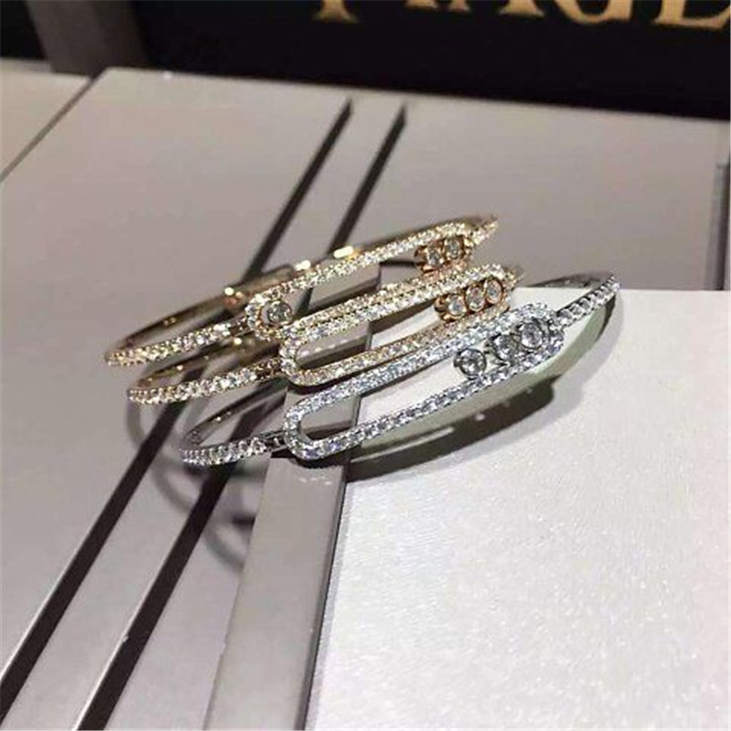 Jewelry factory in Shenzhen, China Mk bracelet 18k white gold yellow gold rose gold diamond bracelet