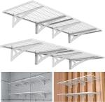 2x6ft Grid Shelving Steel Storage Support Rack for Painting Powder Coat